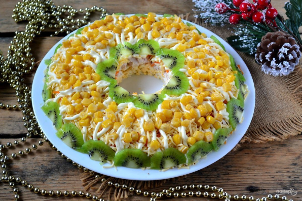 Вкусные салаты на праздничный стол