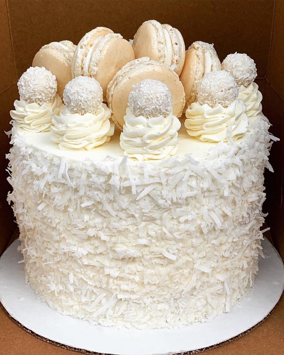 Торт Делис кокосовый крем