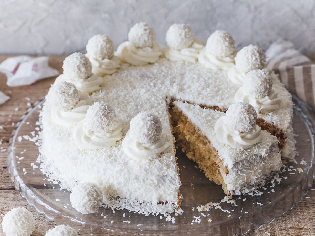 Кокосовый торт Рафаэлло