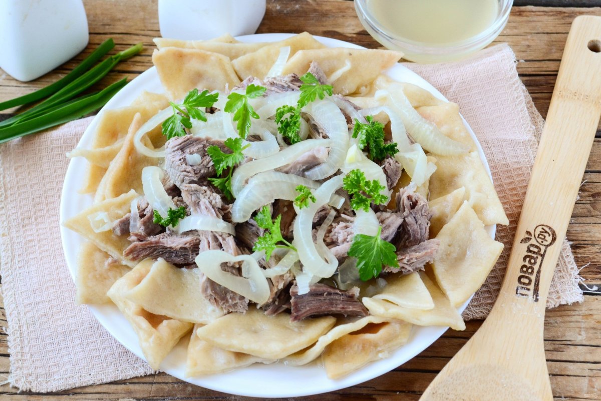 Бешбармак с говядиной