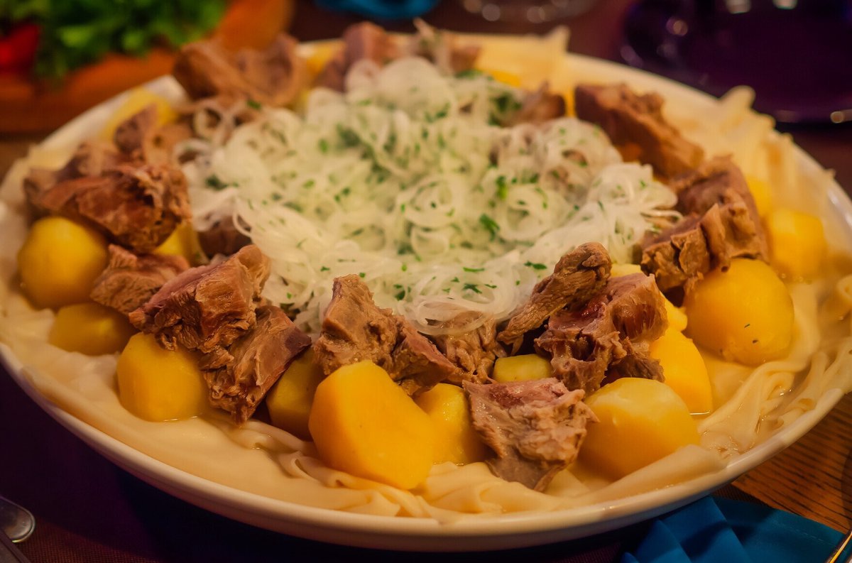 Татарская Национальная кухня бешбармак