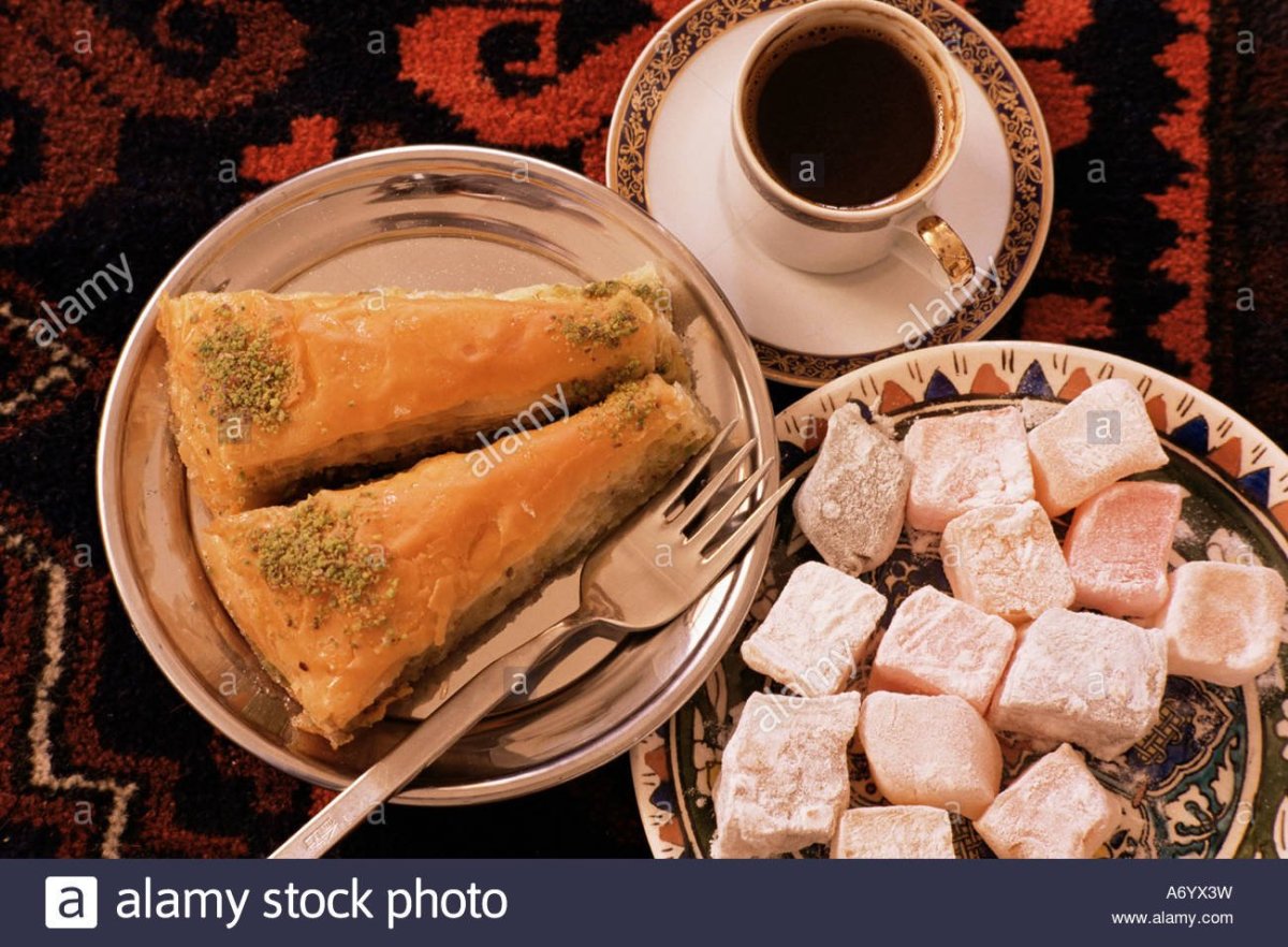 Кофе Рахат лукум пахлава