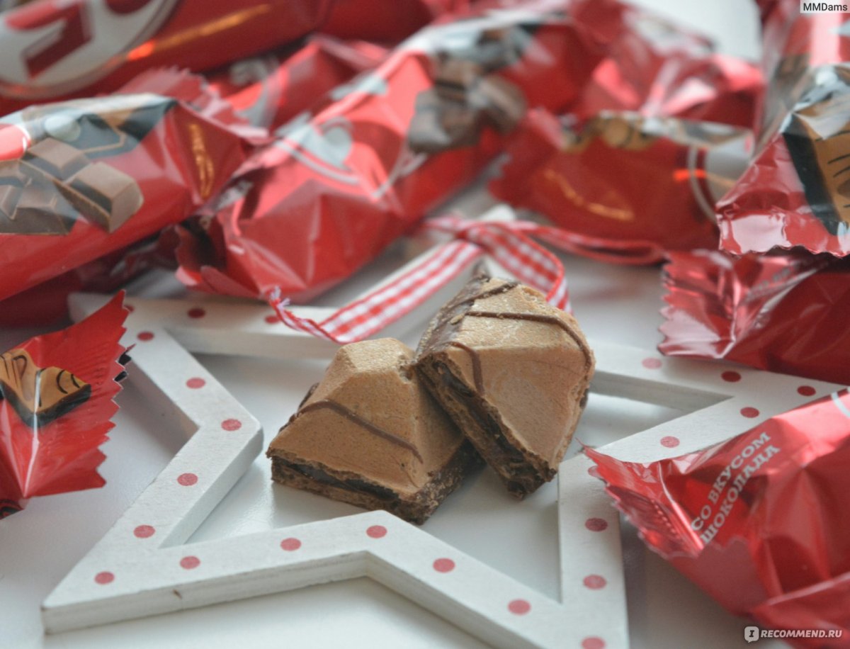 Шоколадные пирамидки конфеты