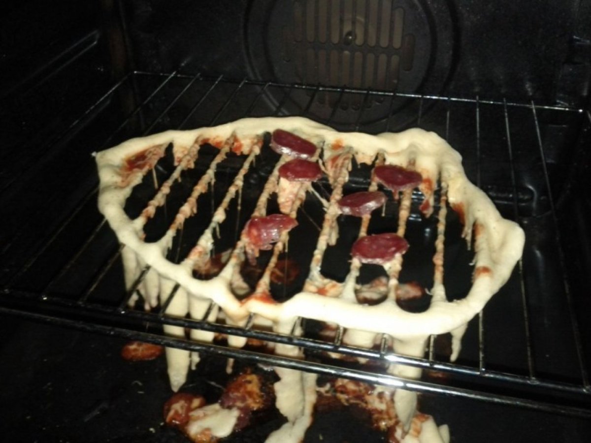 чтобы не подгорела пицца в духовке фото 70