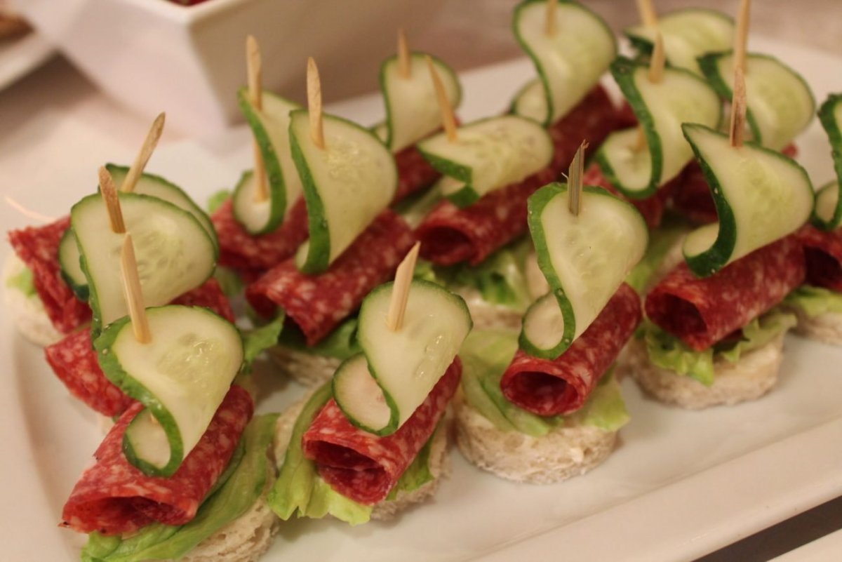 Красивые закуски на праздничный