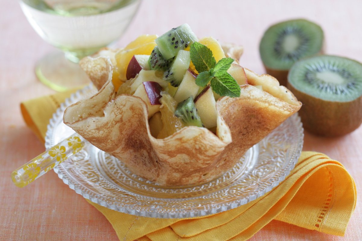 Оригинальная подача блинов