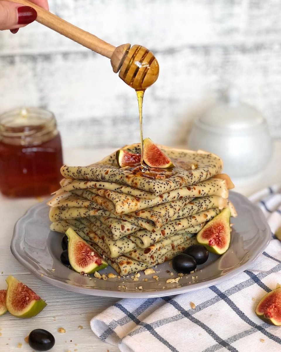 Необычная подача блинов