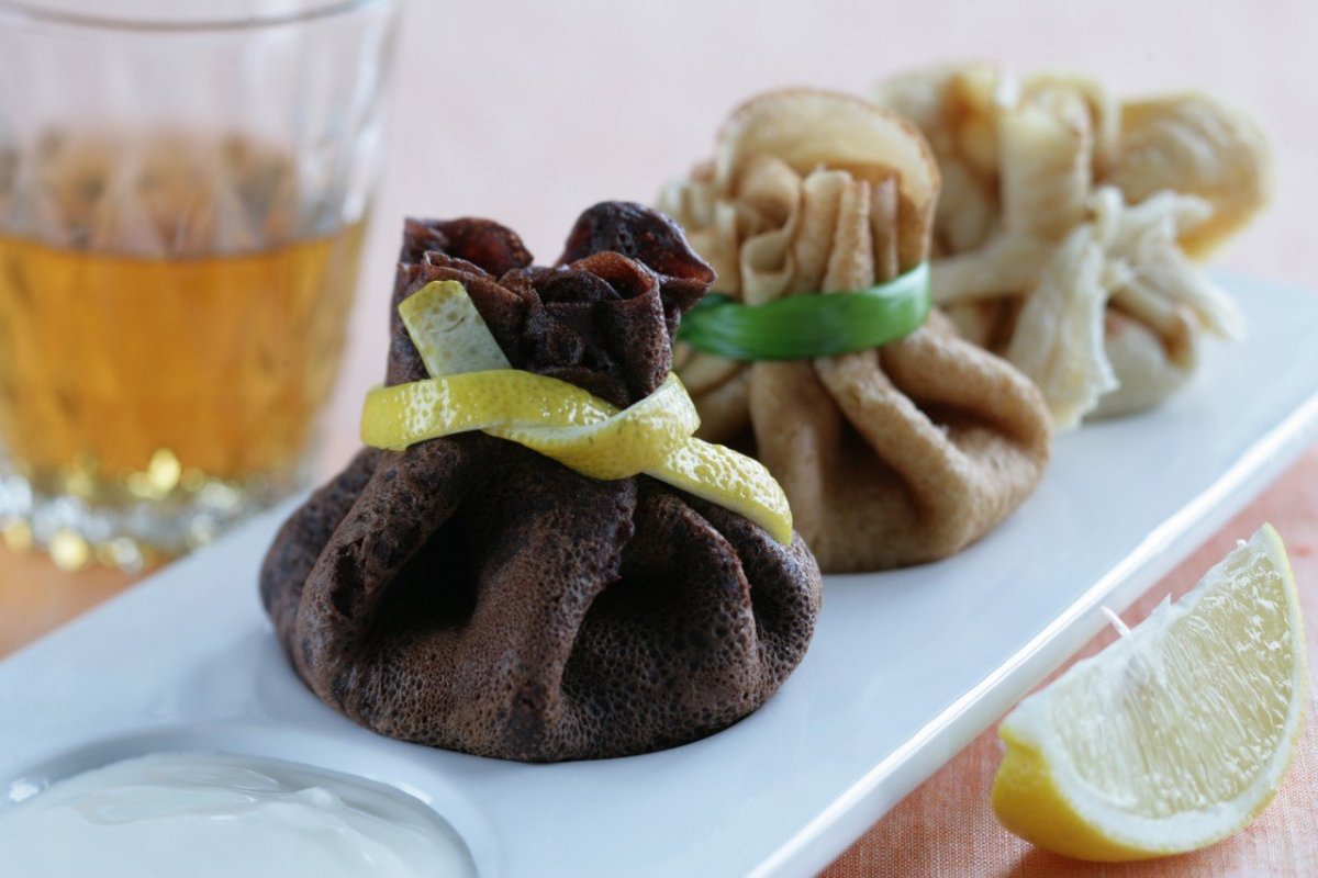 Блины необычная подача