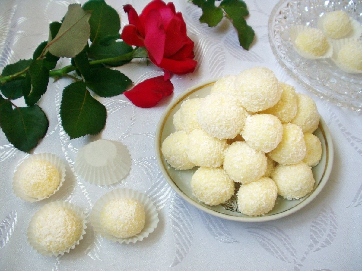 Ингредиенты для конфет Рафаэлло