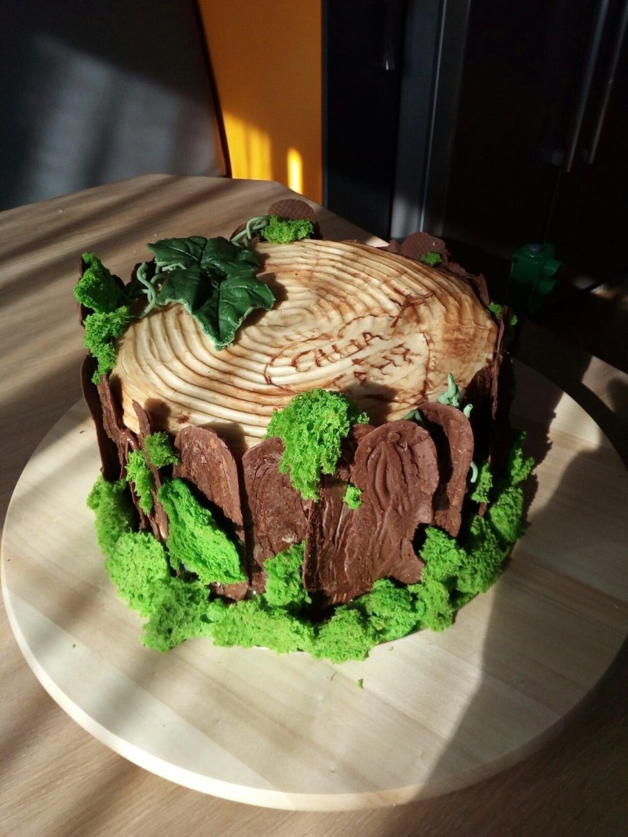 Торт бревно