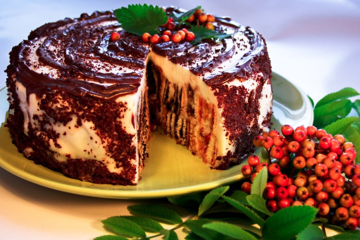 Торт Трухлявый пень классический