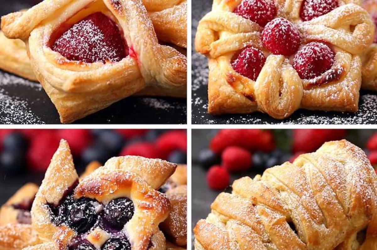 Выпечка из слоеного теста