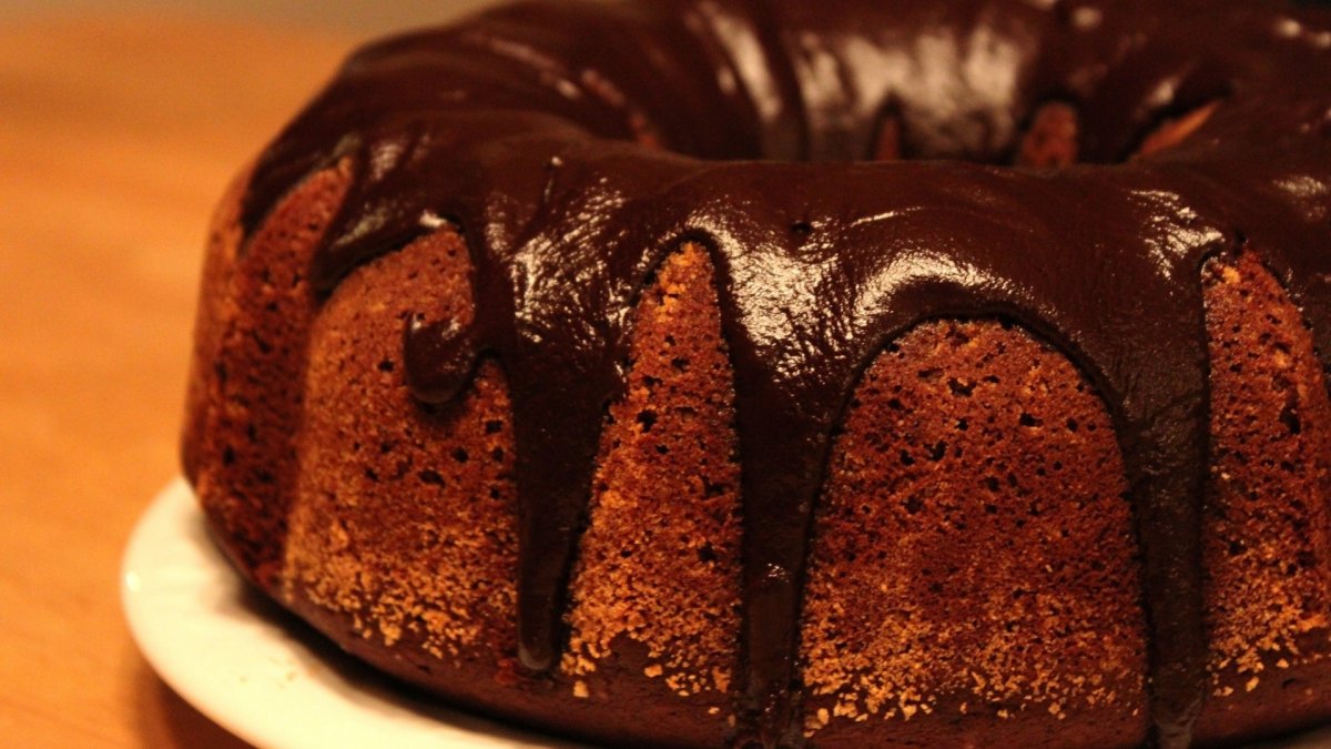 Шоколадный кекс на кефире в духовке
