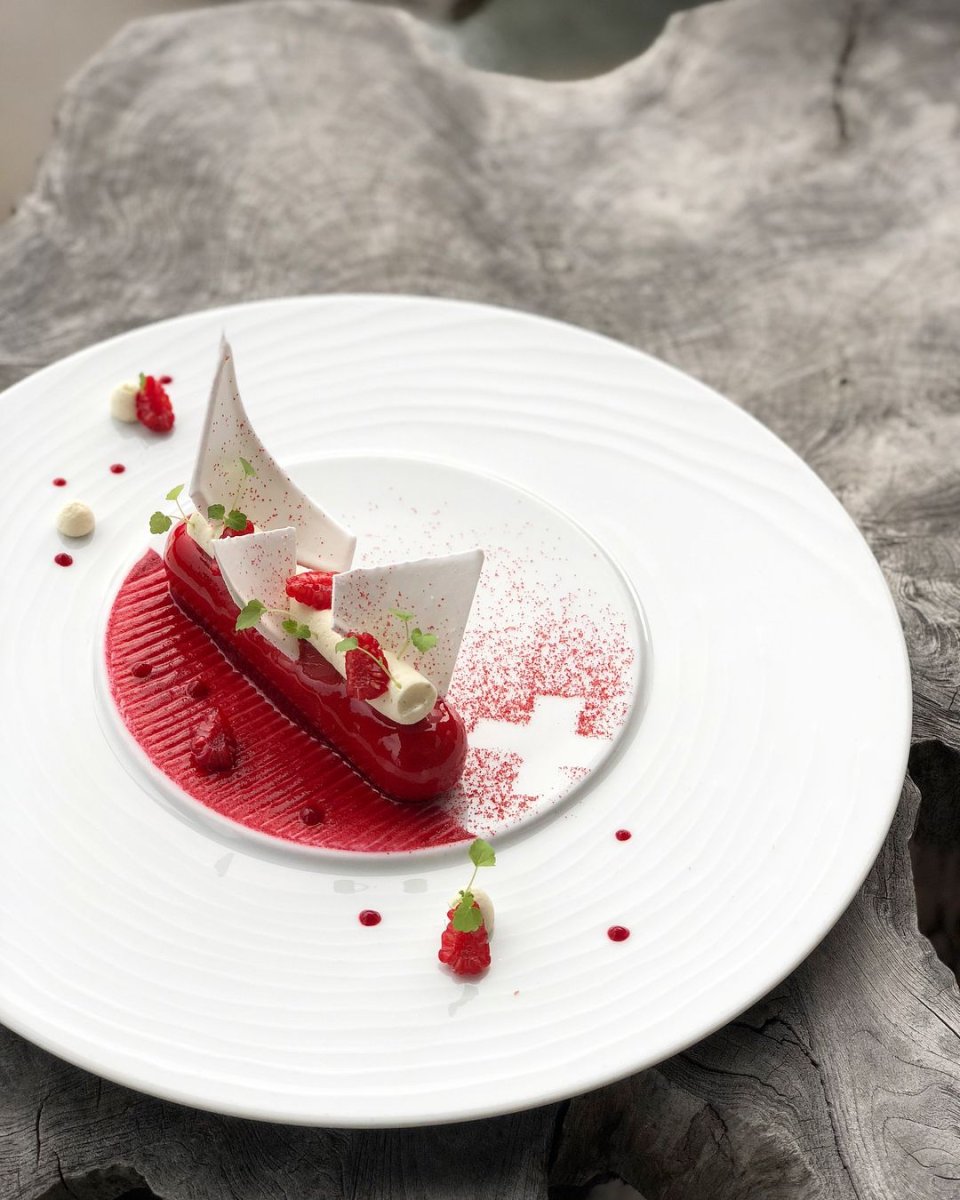 Европейская подача десерта