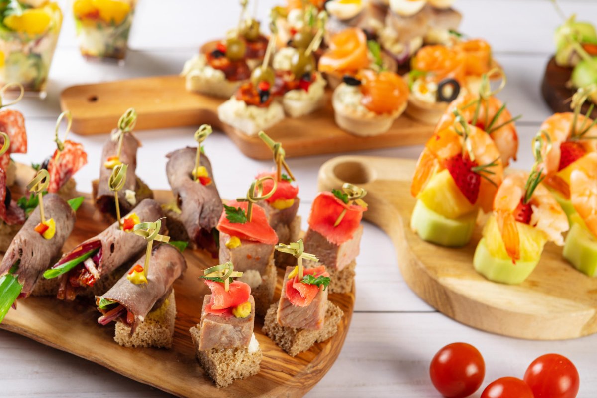 Украшение фуршета