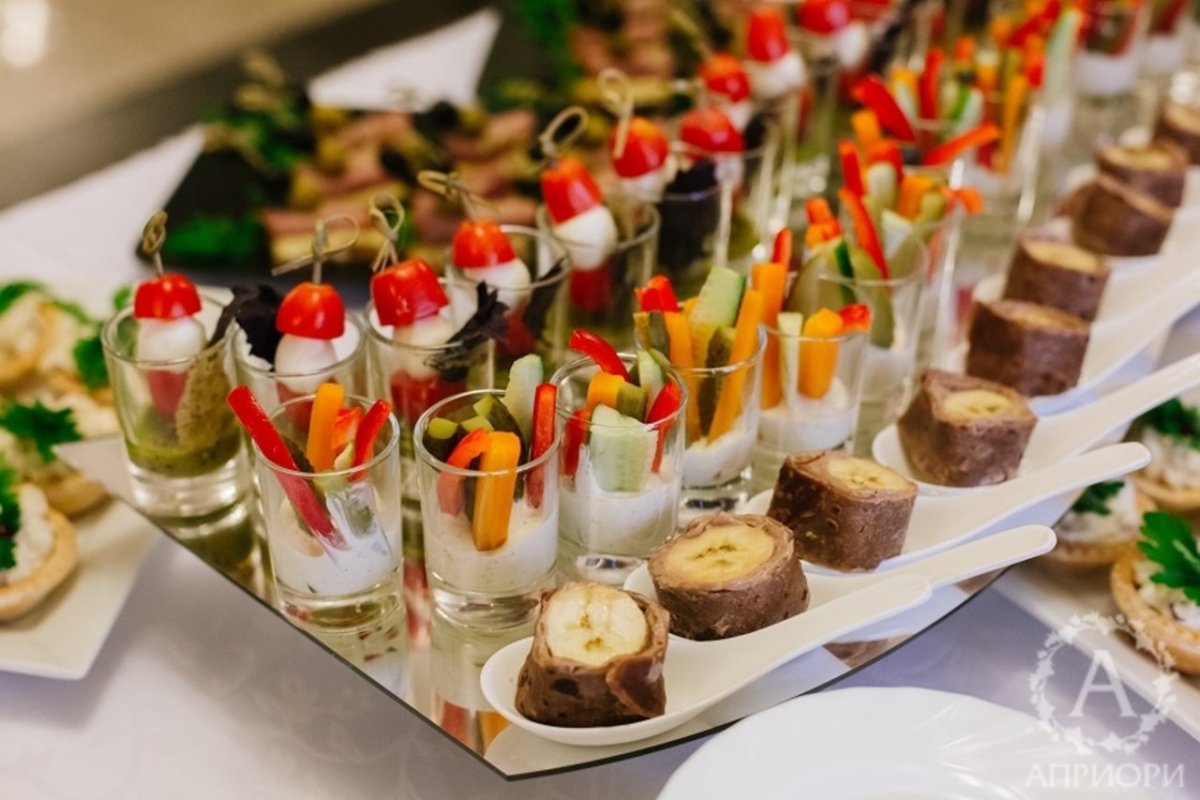 Канапе и тарталетки для фуршета