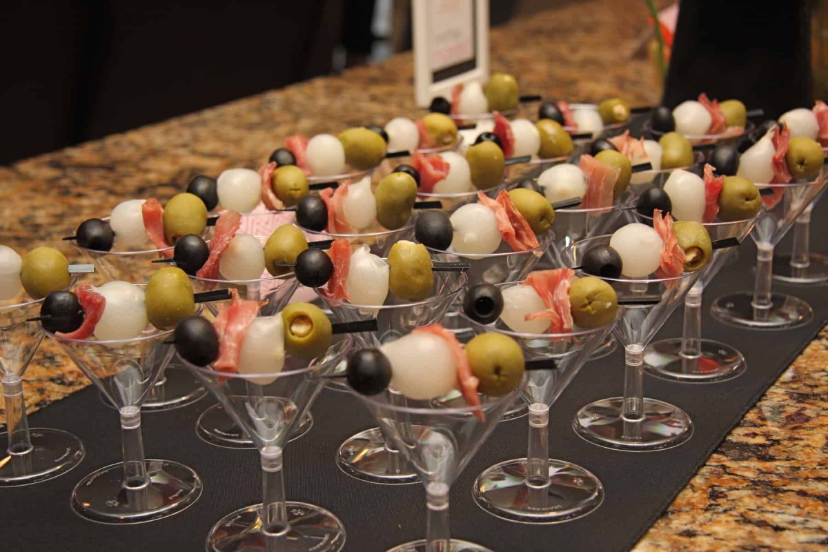 Маленькие закуски для фуршета