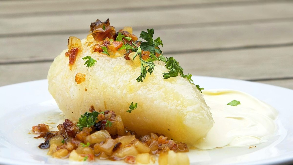 Литовские картофельные цеппелины