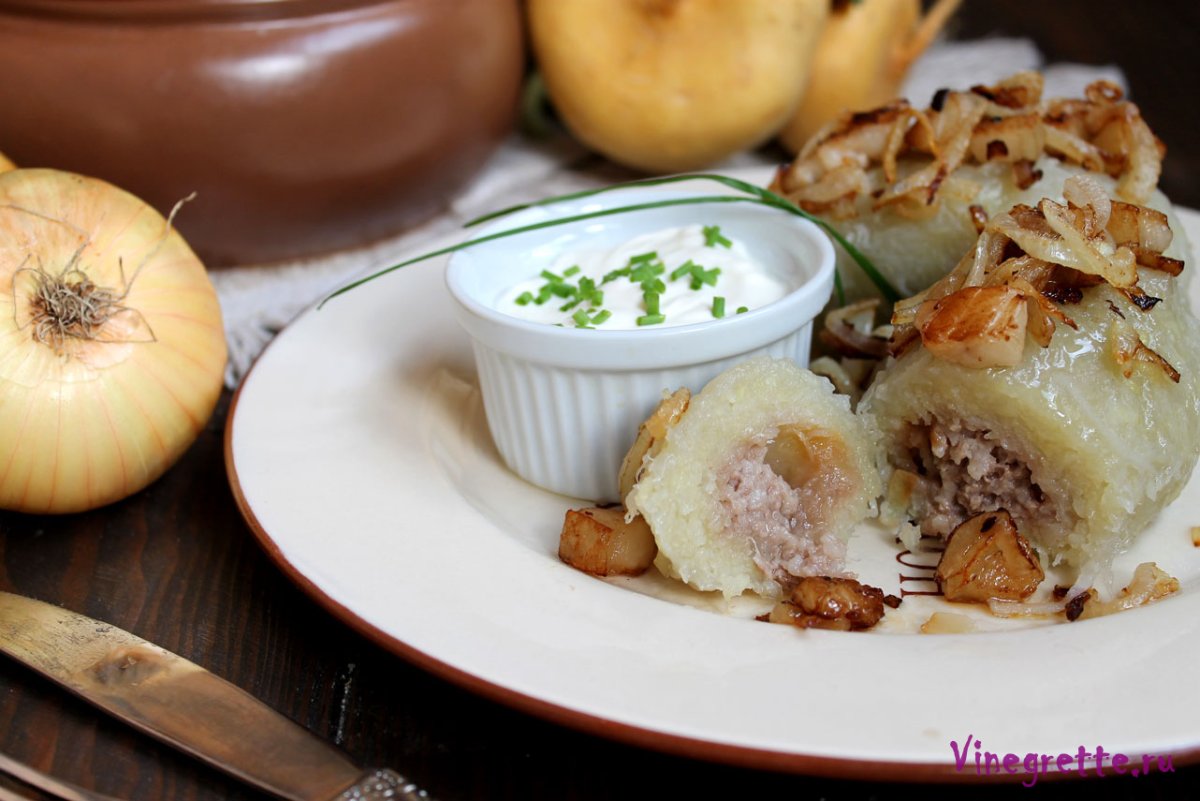 Литовское блюдо цеппелины