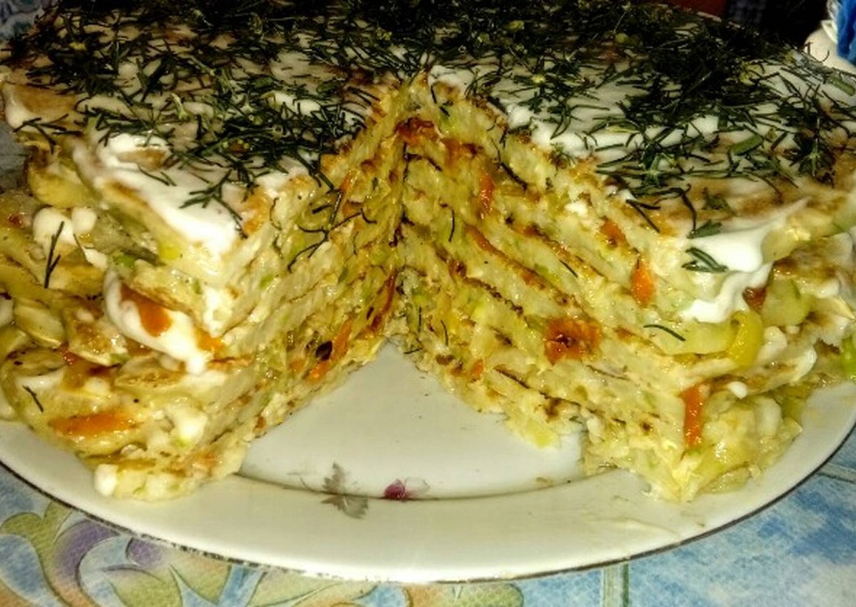 Рецепт торт с кабачков с фото пошагово