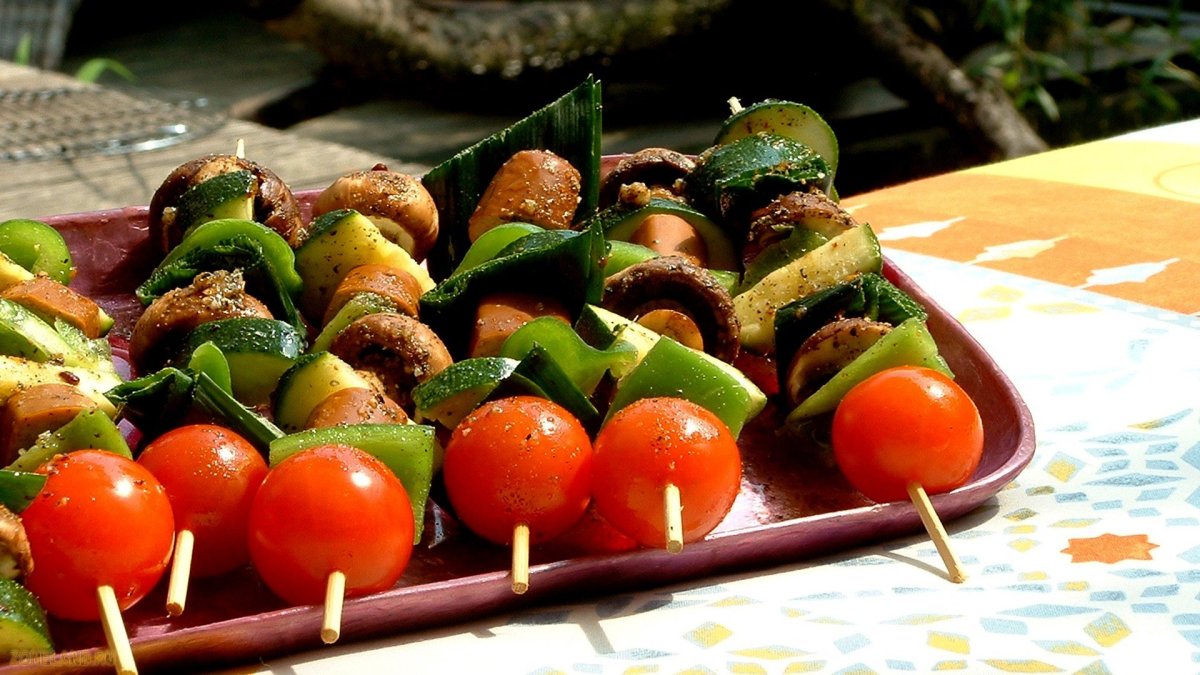 Закуски к шашлыку