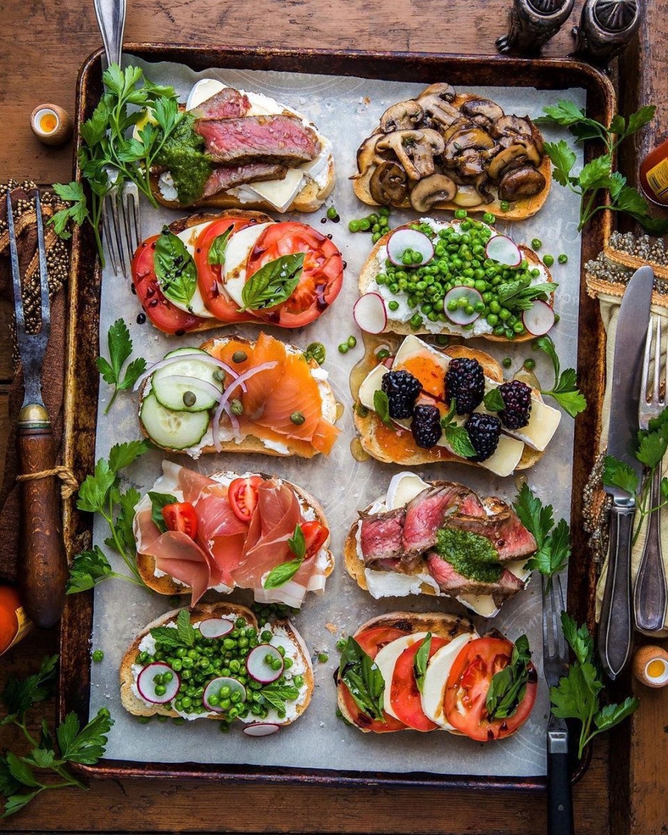 Закуски на летний стол