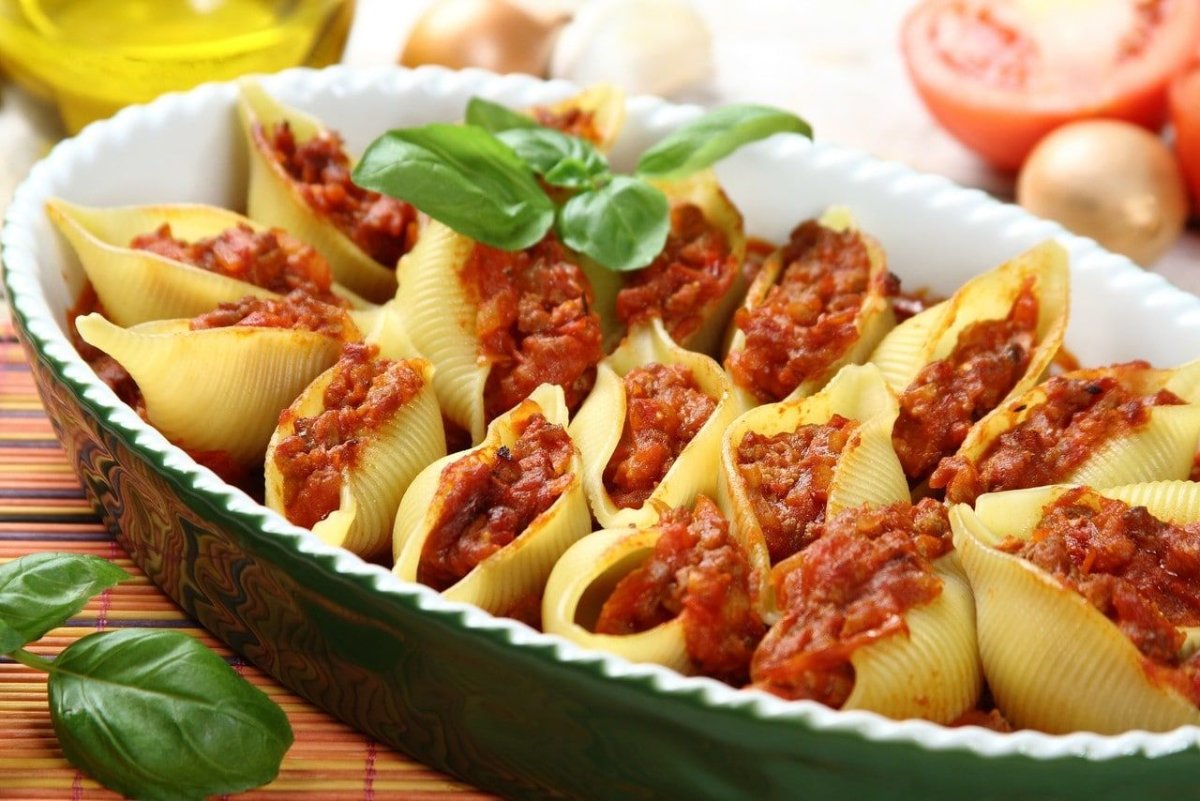 Конкильони фаршированные