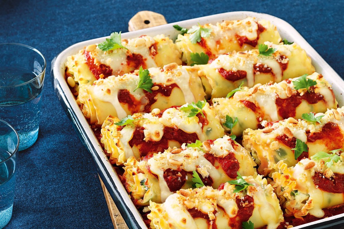 Фаршированные макароны