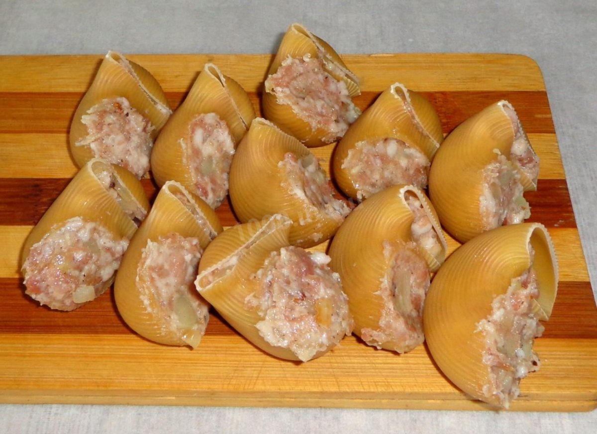 Макароны конкильони Феллини фаршированные