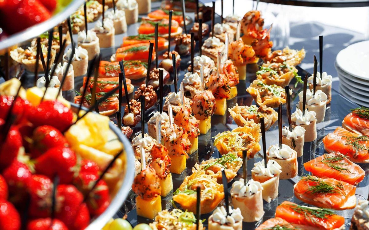 Закуски на шведский стол