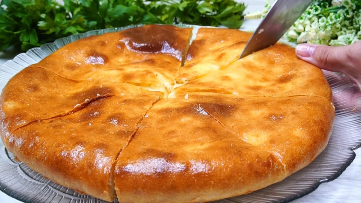 Тесто для осетинских пирогов на кефире