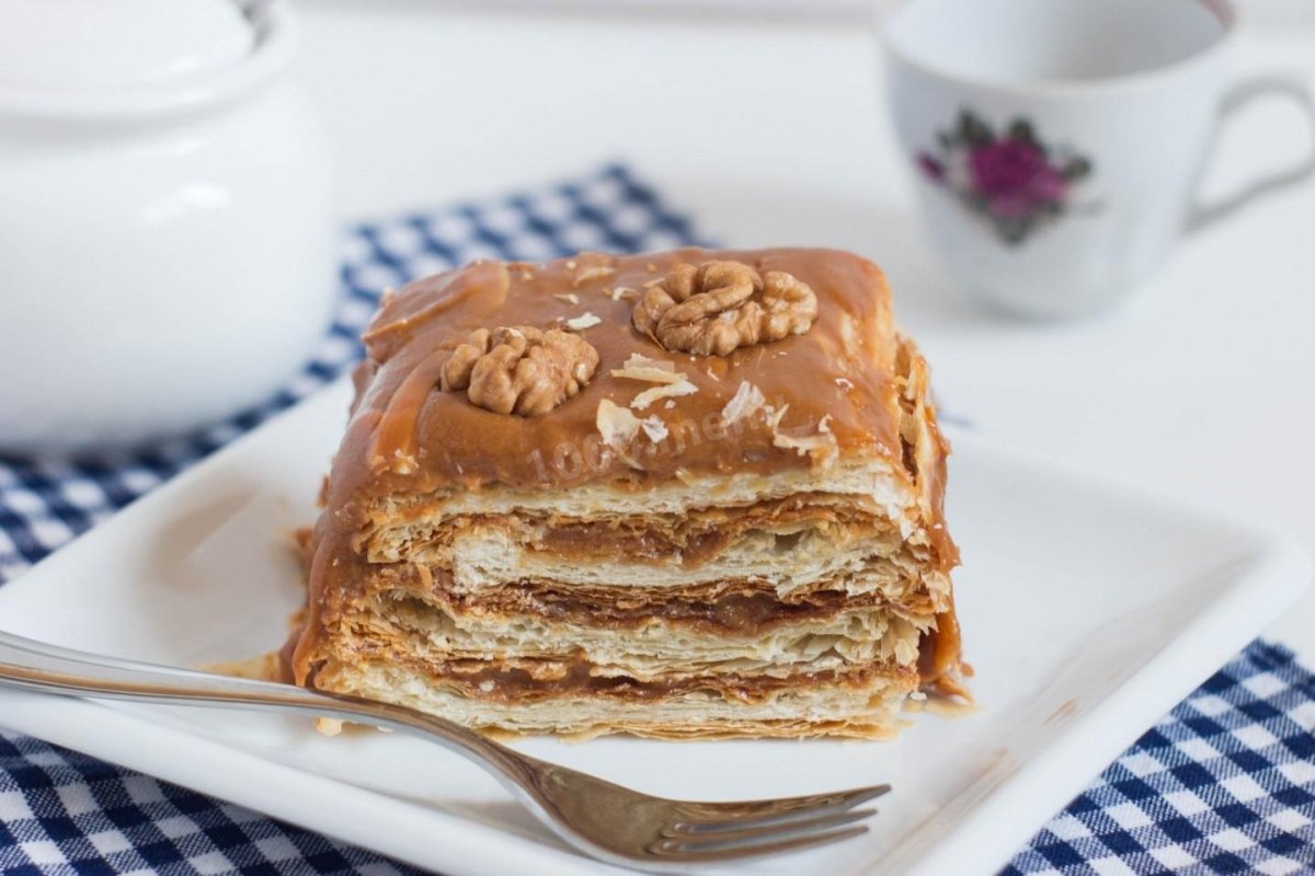 Торт с вареной сгущенкой