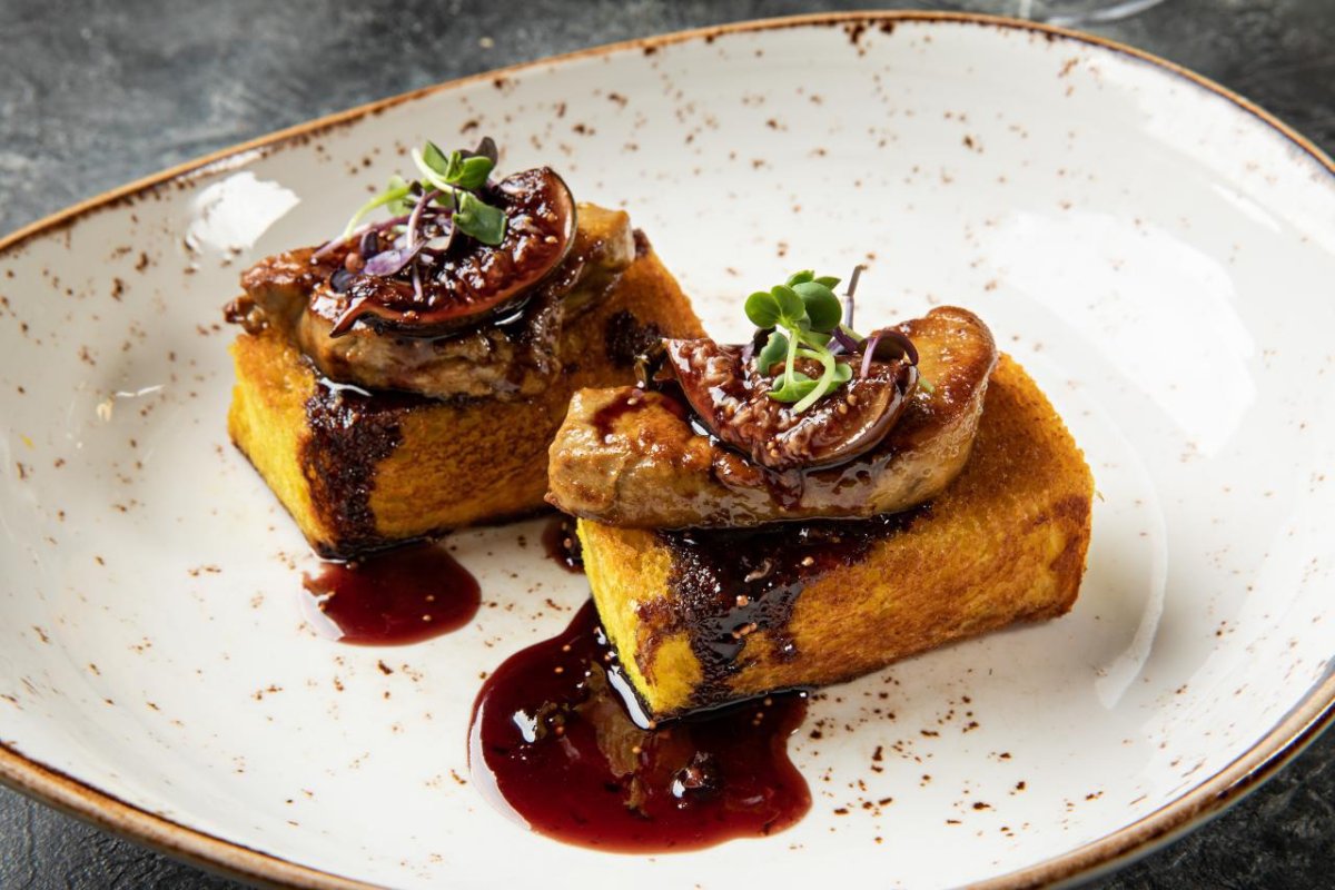 Фуагра ресторанная подача