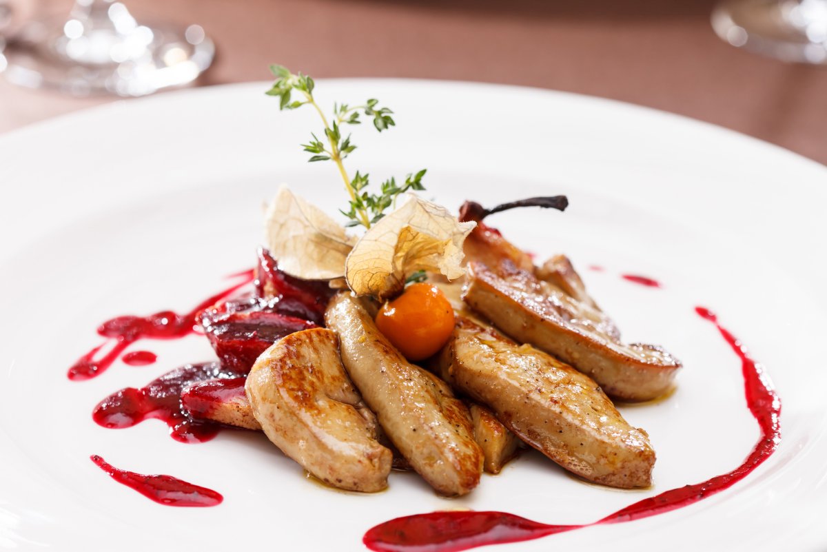 Фуа гра французское блюдо