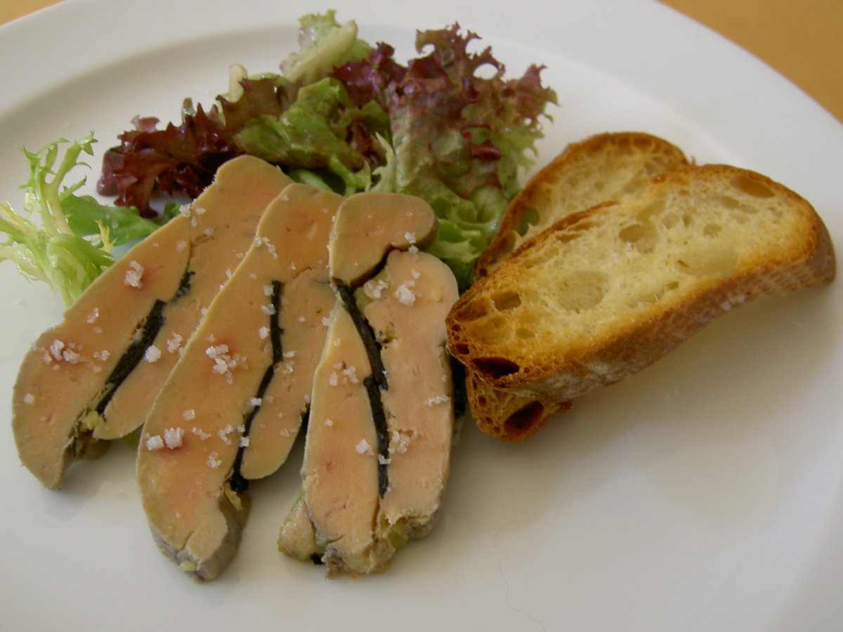 Фуа гра французское блюдо