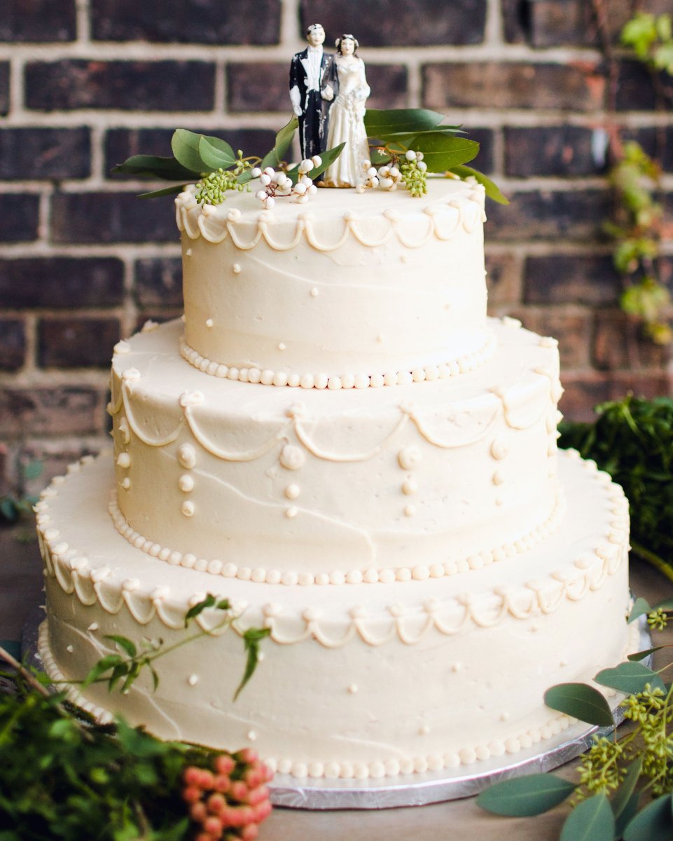 Торт свадебный большой
