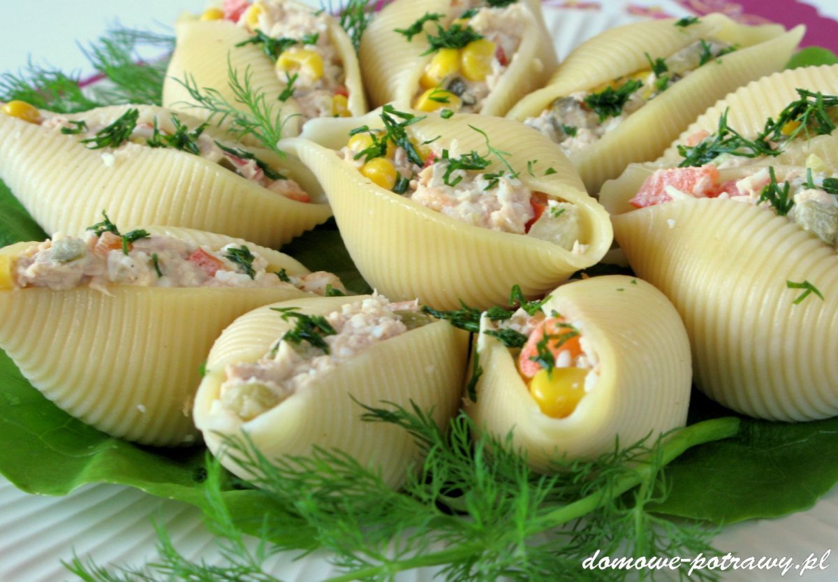 Фаршированная паста конкильони