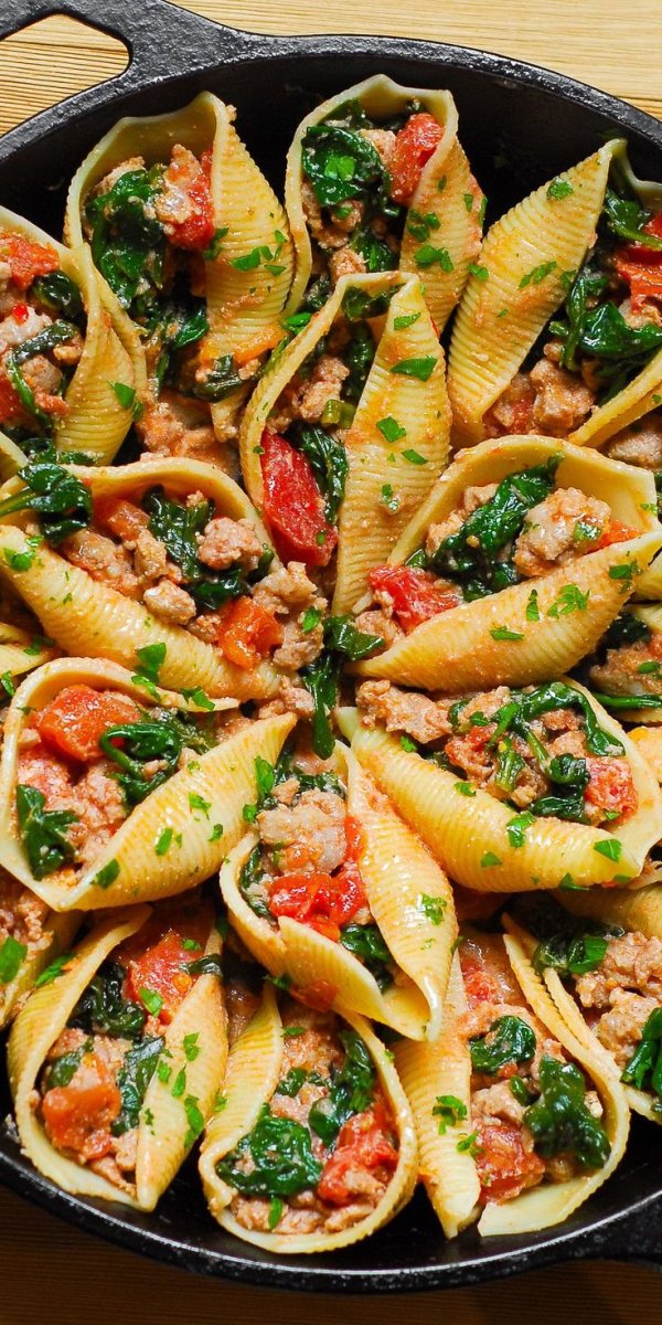 Конкильони фаршированные