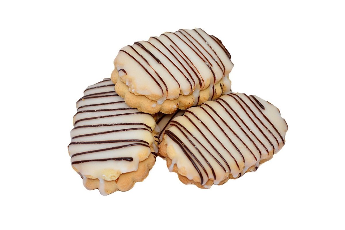 Пирожное песочное «полоска с повидлом»