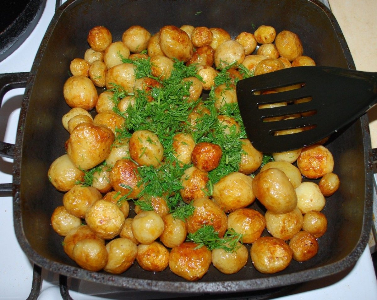 Картошка в соевом соусе