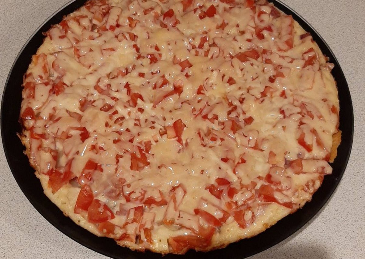быстрая пицца в духовке на майонезе и кефире фото 26