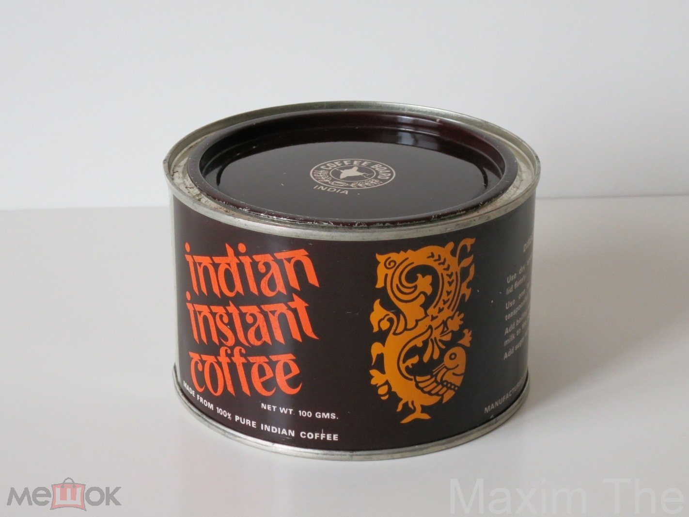 Купить Индийское Кофе В Жестяной Банке
