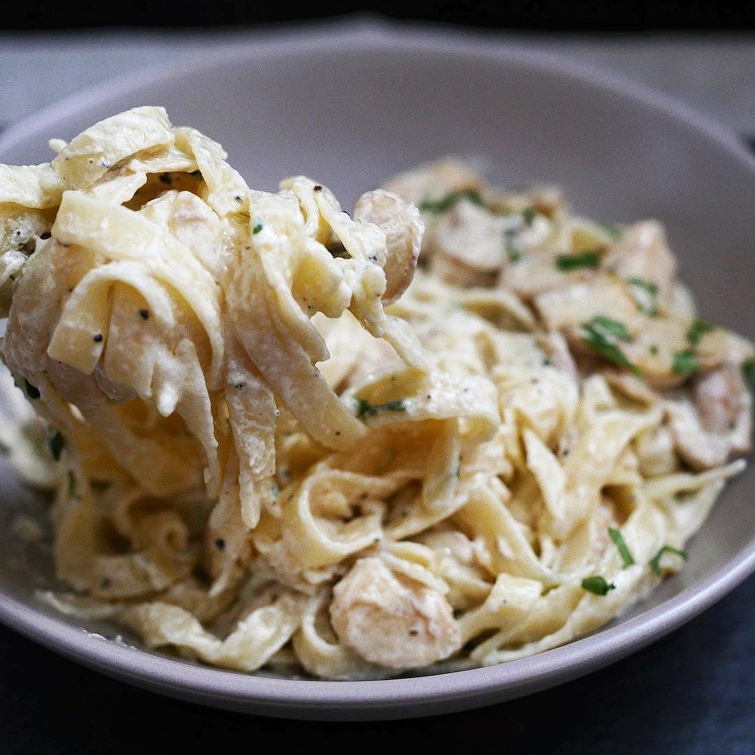 Паста Альфредо спагетти