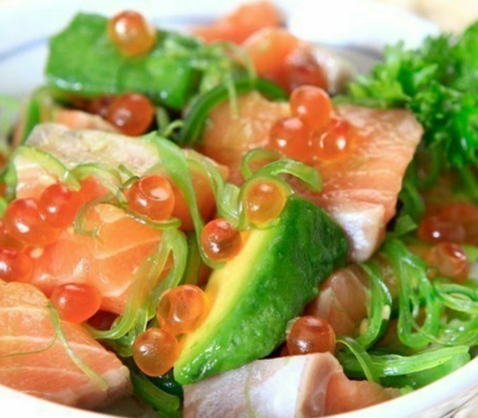 Салат из сёмги слабосолёной с авокадо