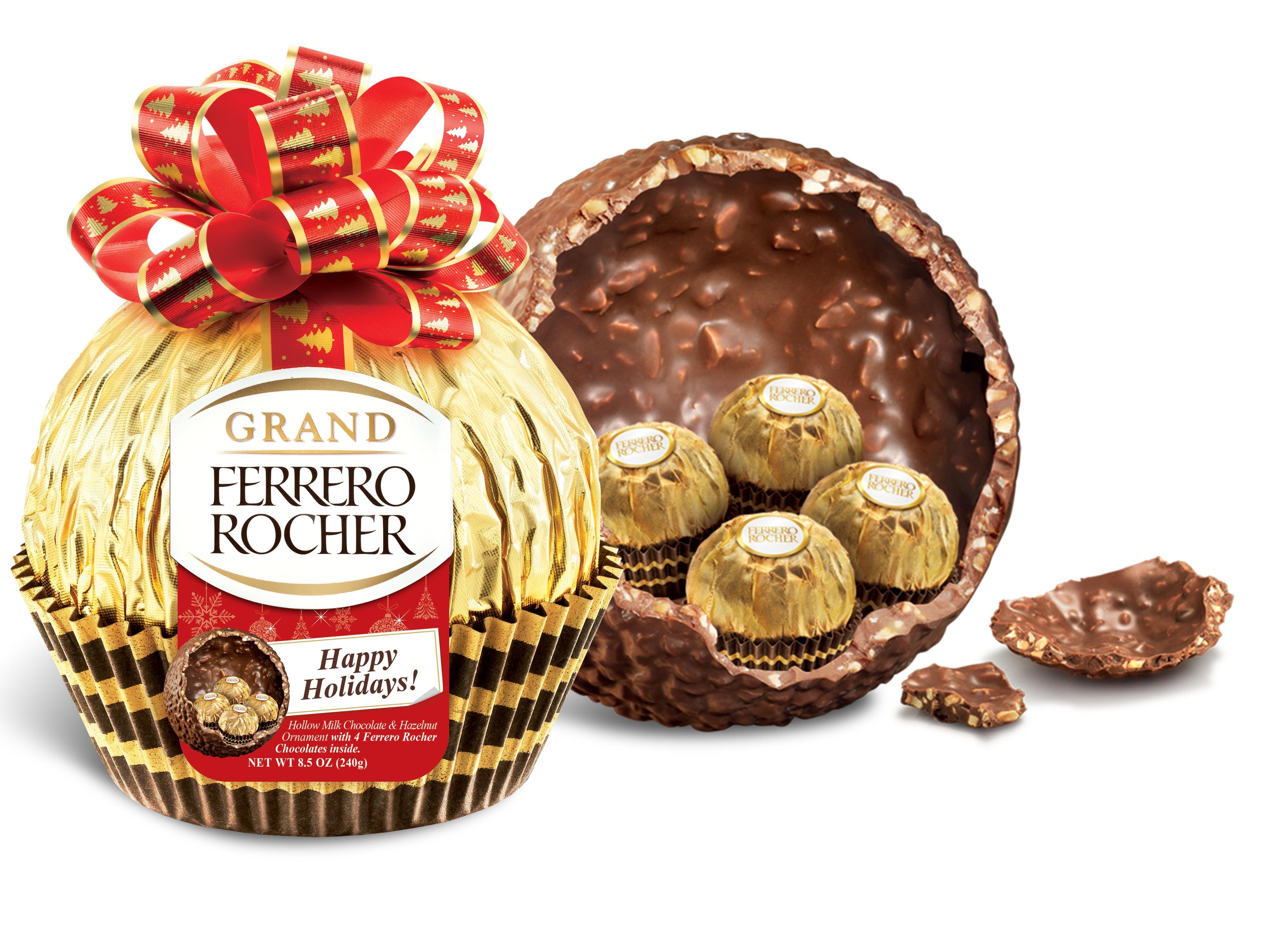 Конфеты ферреро производитель. Гранд Ферреро Роше. Ferrero Rocher giant. Ferrero Rocher большая конфета. Ферреро Роше конфеты большая конфета.