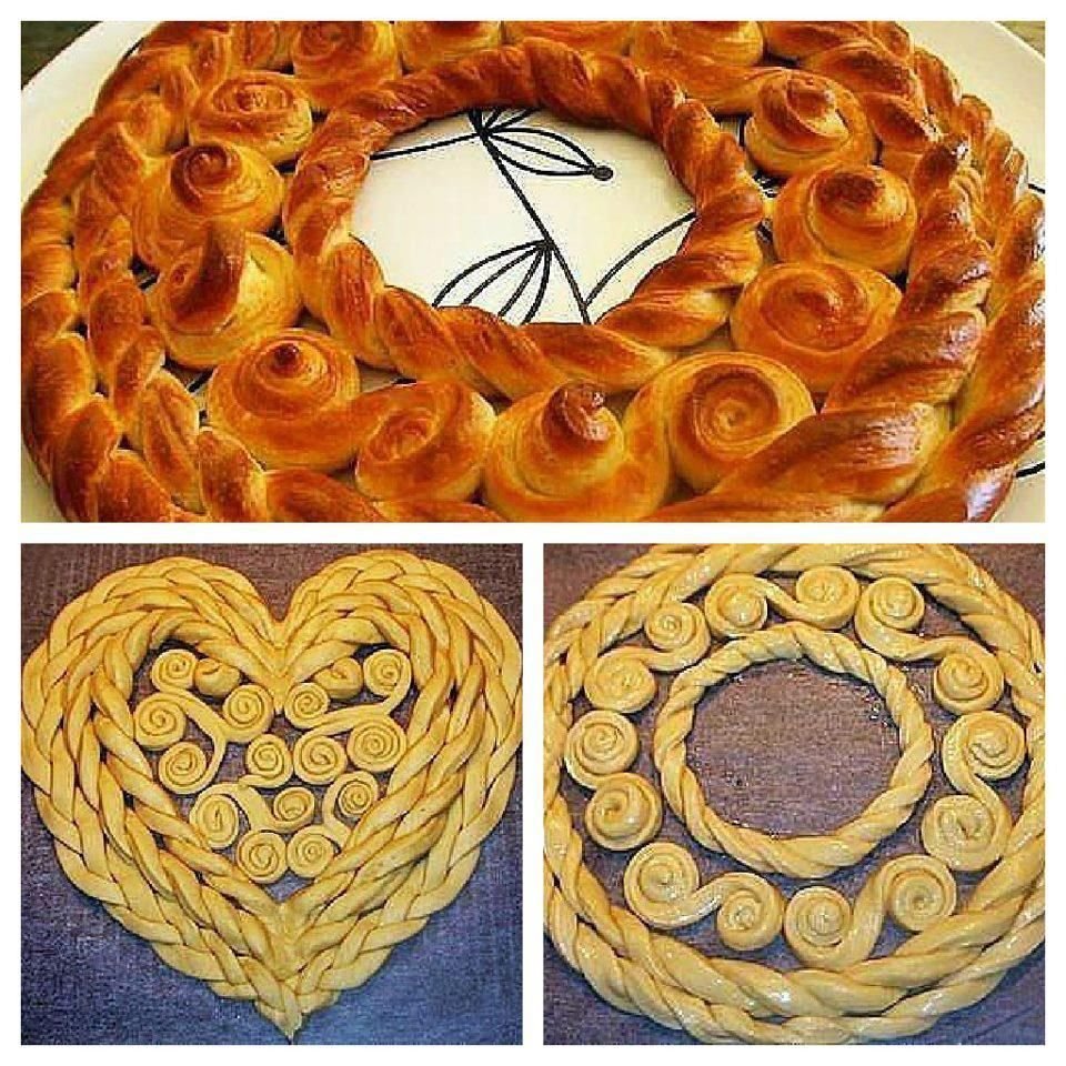Украшение дрожжевых пирогов