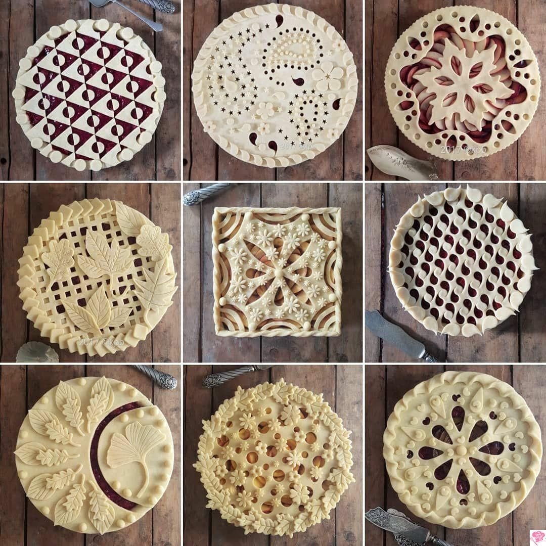 Украшение дрожжевых пирогов