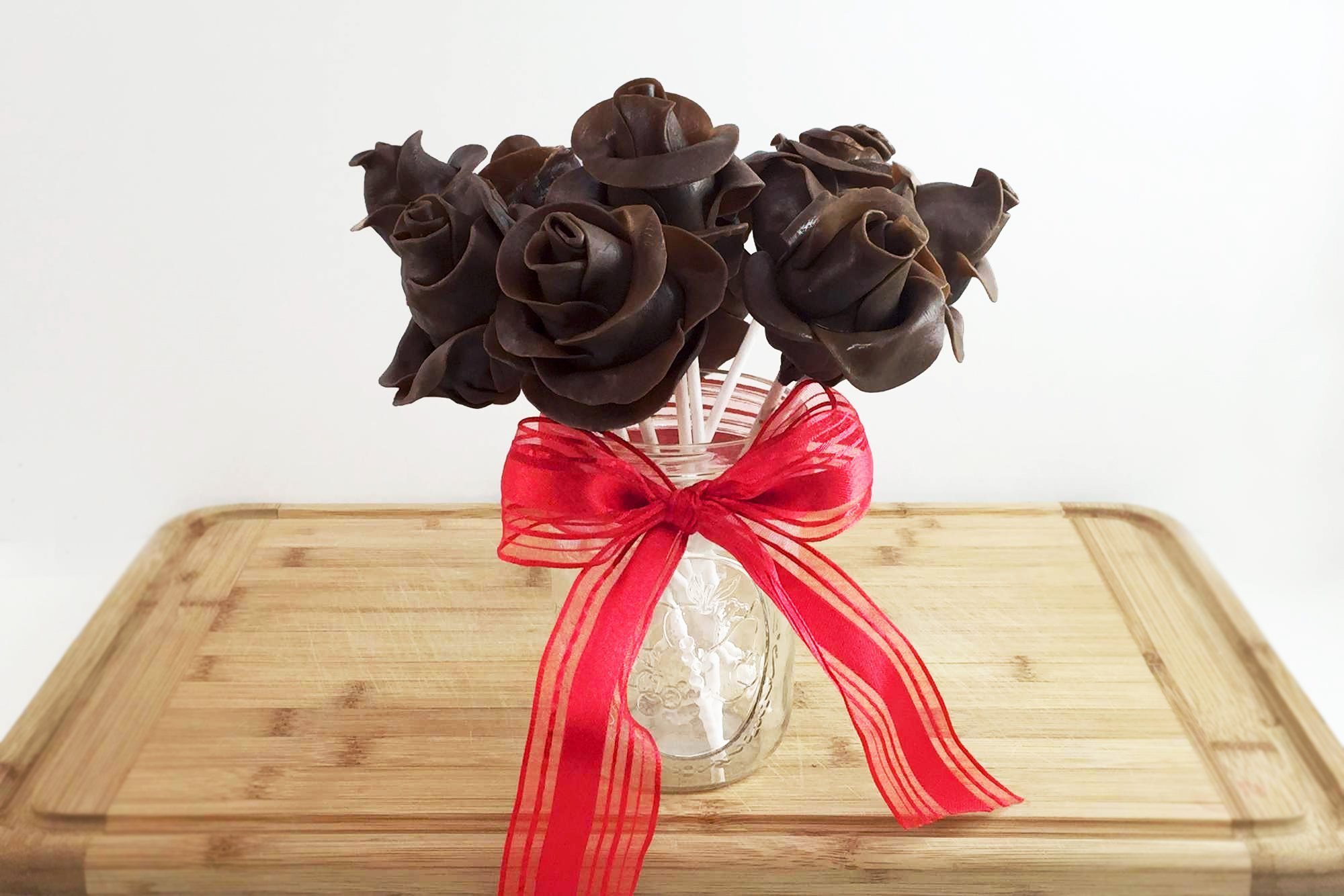 Розы из шоколада букет своими руками