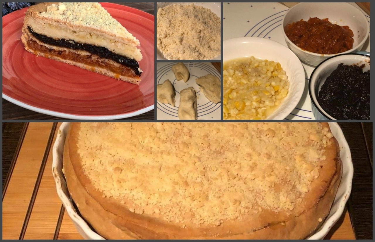 Рецепт трехслойного татарского пирога с лимоном