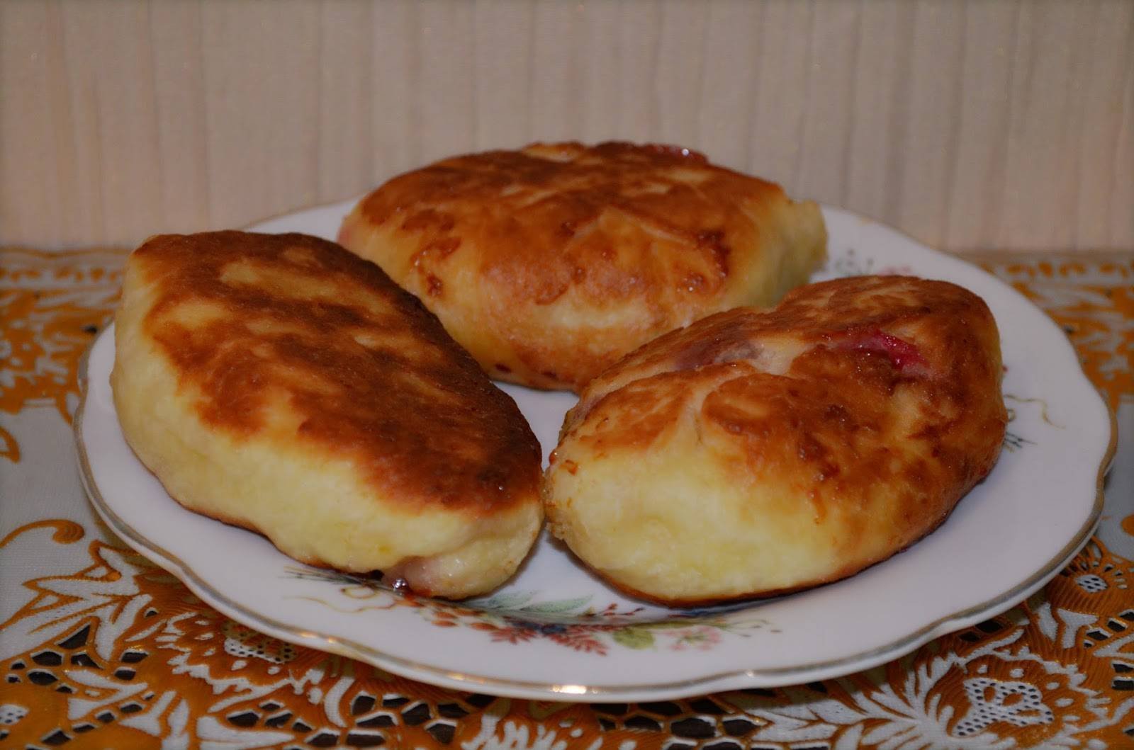Пирожки с картошкой жареные на кефире рецепт